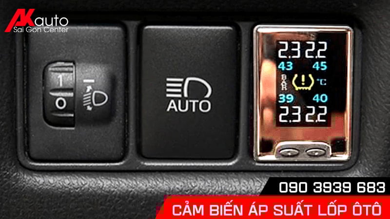 kết nối cảm biến áp suất lốp cổng chờ zin xe