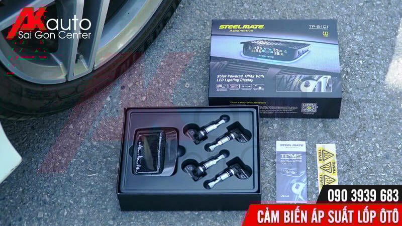 lắp cảm biến áp suất lốp ô tô akauto hcm