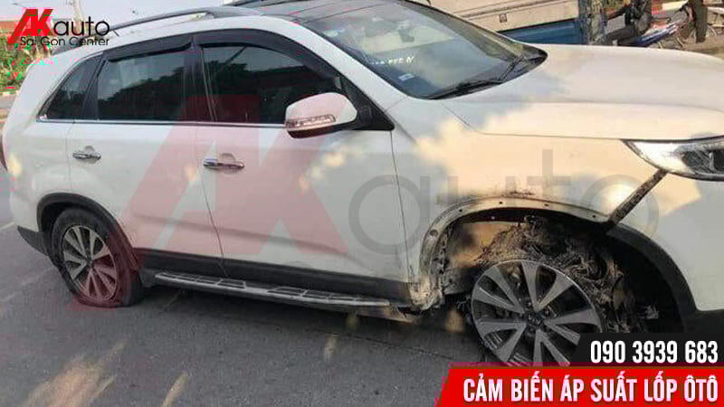 nguy hiểm khi áp suất lốp bất thường