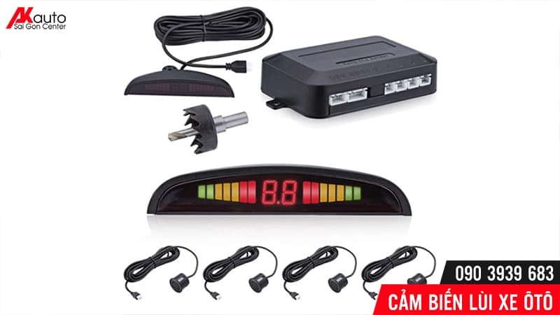 cam-bien-lui-o-to-4-mat cảm biến lùi 4 mắt