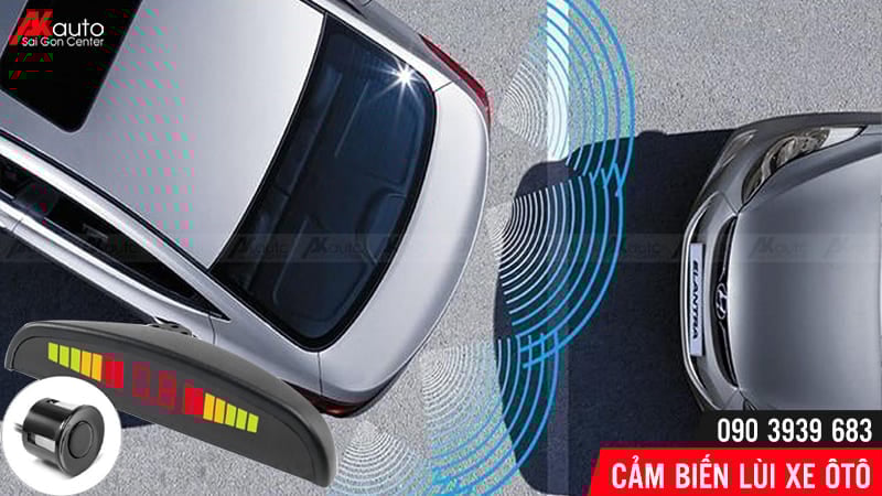 cam-bien-lui-o-to-dam-bao-an-toan cảnh báo cảm biến lùi ô tô