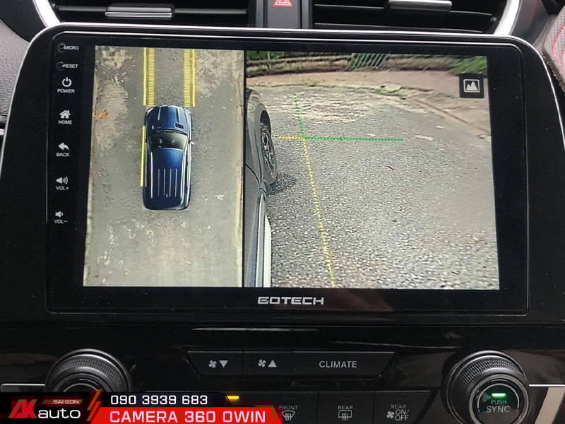 Camera 360 Owin hỗ trợ quan sát hai bên hông xe