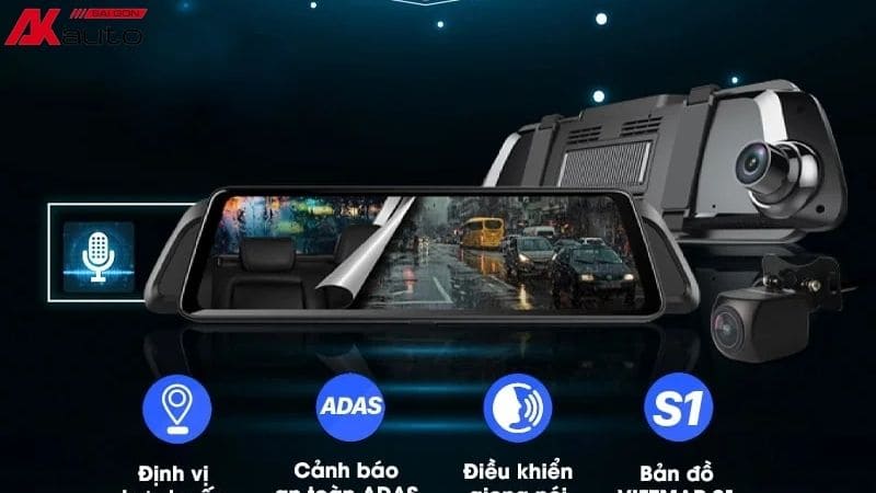 VietMap iDVR P2 tích hợp sim 4G tốc độ cao
