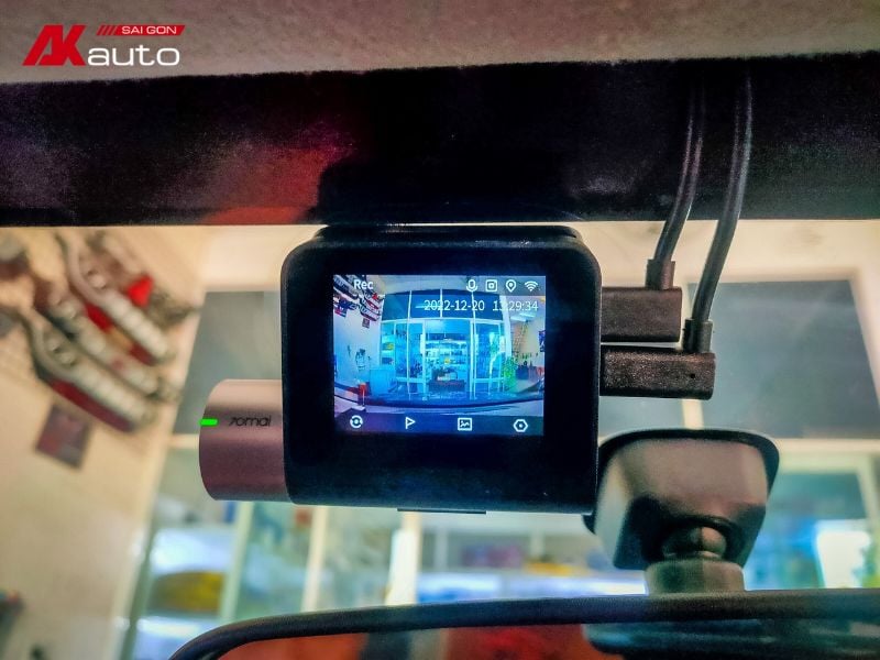 chế độ trông xe tích hợp trong camera hành trình 70mai
