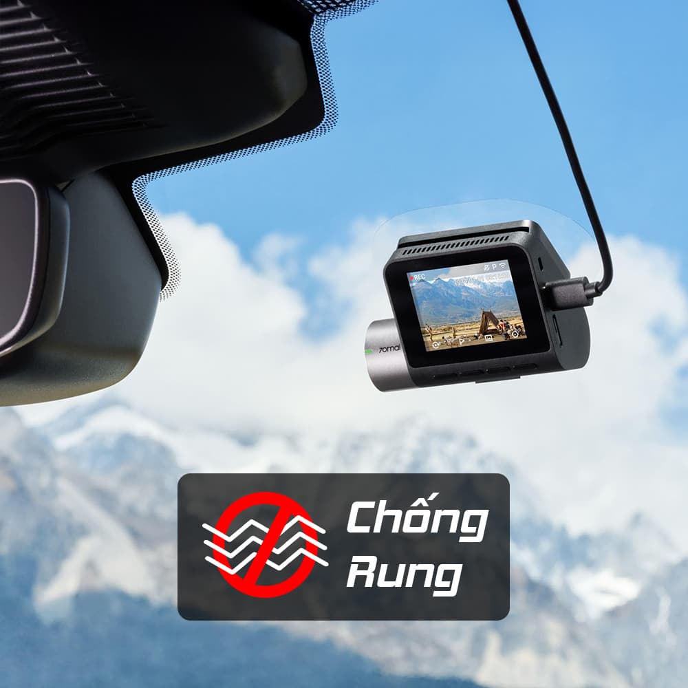 Camera Hành Trình 70mai khả năng chống rung cực kì tốt