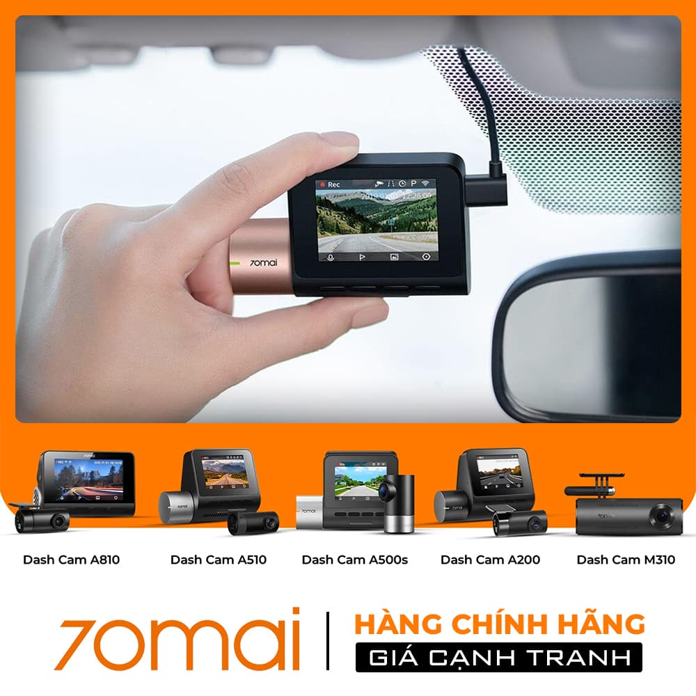 Camera hành trình 70mai đa dạng phân khúc giá từ thấp đến cao