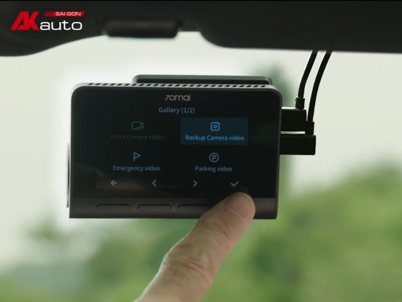tính năng ghi hình vòng lặp camera hành trình 70mai