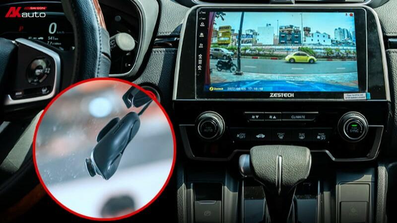 Tích hợp camera hành trình vào màn hình android giúp quan sát dễ dàng hơn