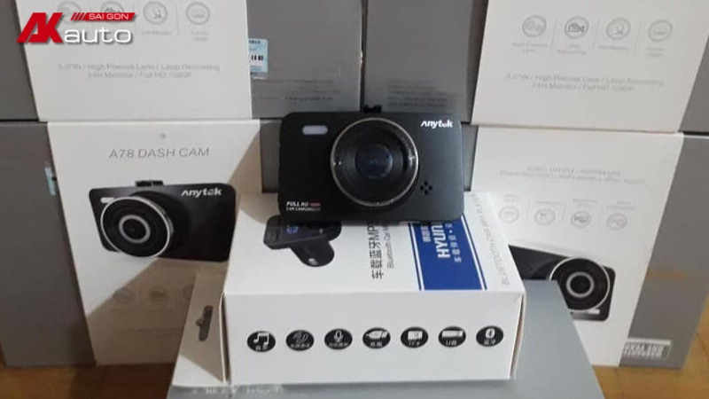 Camera hành trình Anytek A78 ghi hình Full HD, góc rộng 170 độ, thiết kế nhỏ gọn dễ lắp đặt