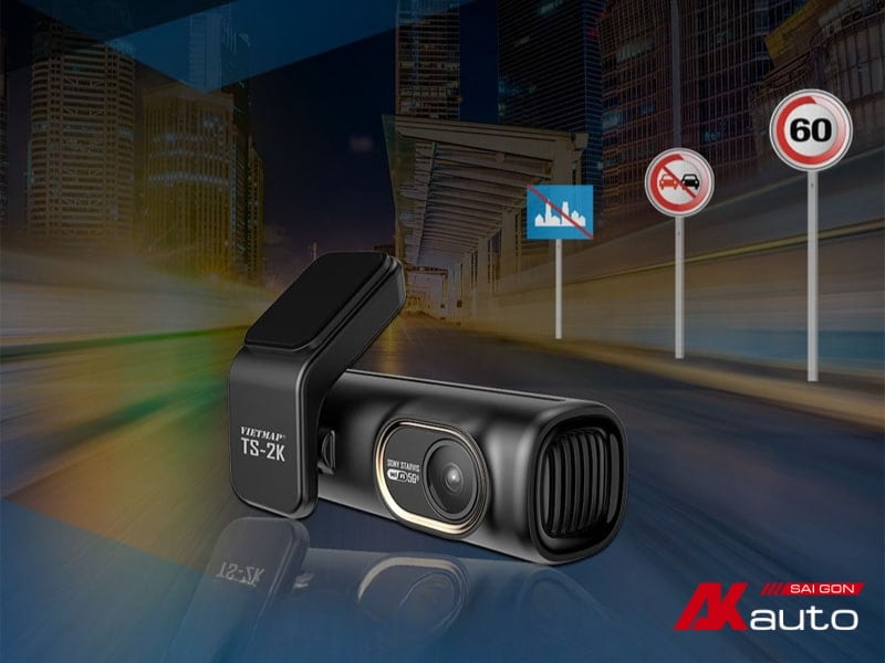 Camera hành trình xe ô tô được tích hợp chức năng cảnh báo hành trình