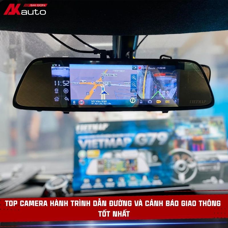 Top camera hành trình có cảnh báo tốc độ và dẫn đường nổi bật hiện nay