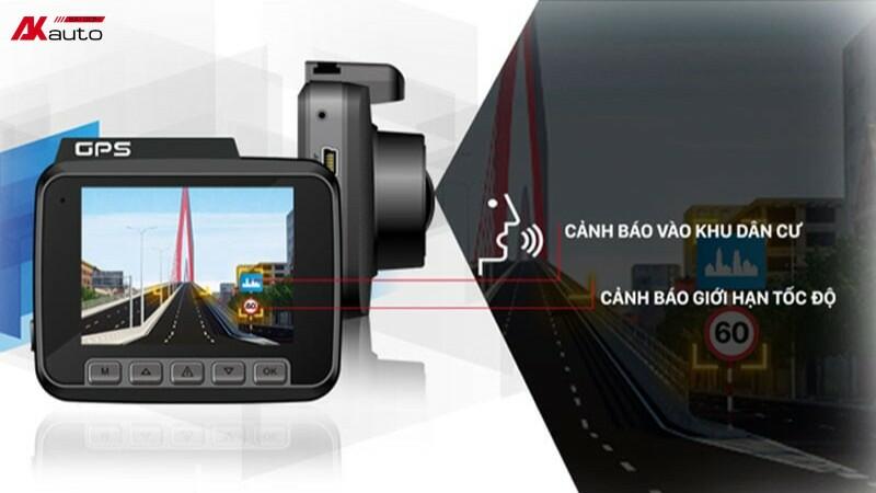 Camera hành trình cảnh báo tốc độ bằng giọng nói thông minh