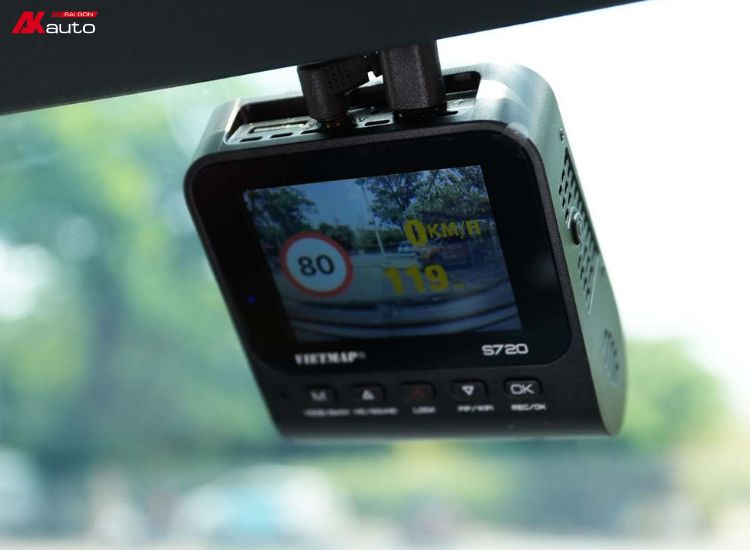 Camera hành trình có cảnh báo tốc độ Vietmap S720