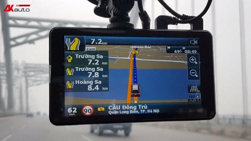 Camera hành trình hỗ trợ dẫn đường, tối ưu lộ trình di chuyển