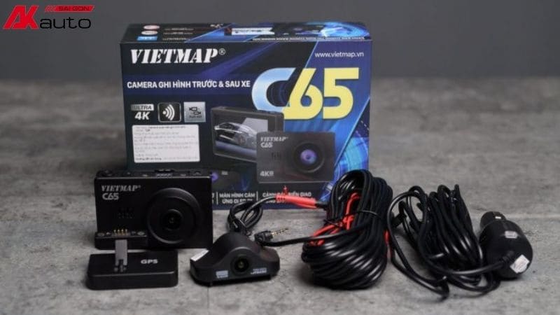 Camera hành trình tích hợp định vị Vietmap C65