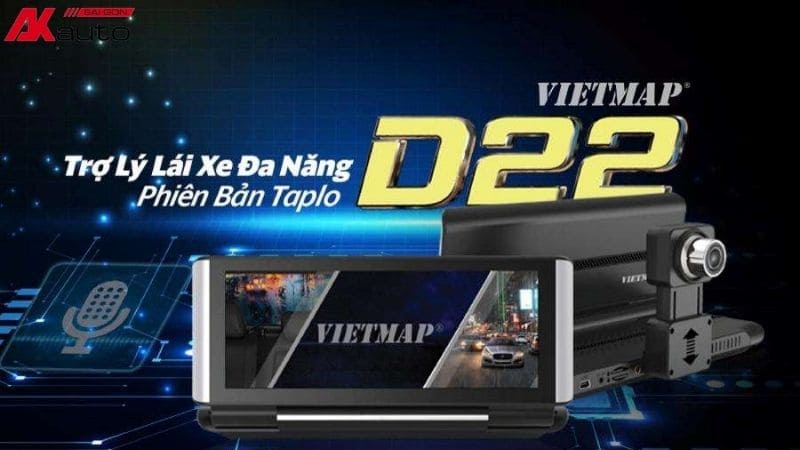 Camera hành trình định vị ô tô Vietmap D22 có nhiều tính năng hấp dẫn