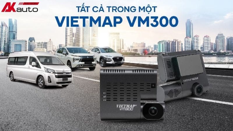 Camera hành trình định vị Vietmap VM300 giám sát từ xa