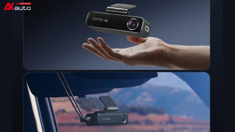 Camera hành trình 70mai M800 ghi hình 4K, lưu lại mọi chi tiết hành trình sắc nét