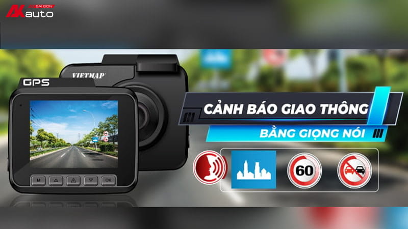 Camera hành trình 4K Vietmap C61 Pro mang lại trải nghiệm hình ảnh sắc nét