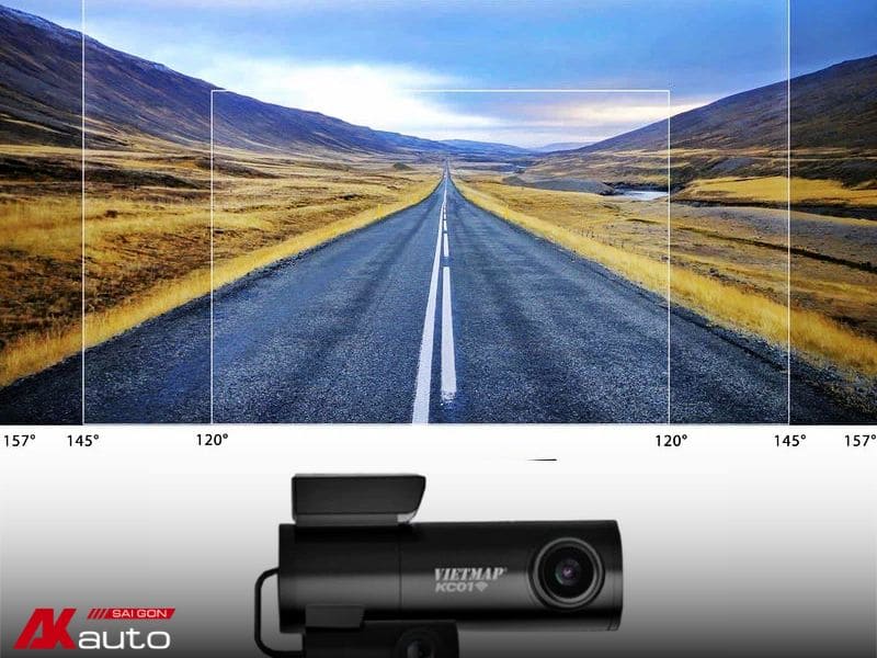 7+ Camera hành trình góc rộng SIÊU NÉT - CHẤT LƯỢNG nhất 3 Camera hành trình ô tô góc rộng KC01