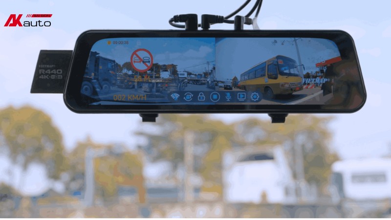 Camera hành trình gương Vietmap R440