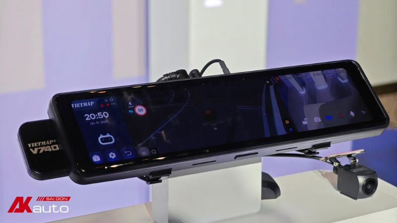 Camera hành trình gương Vietmap V740