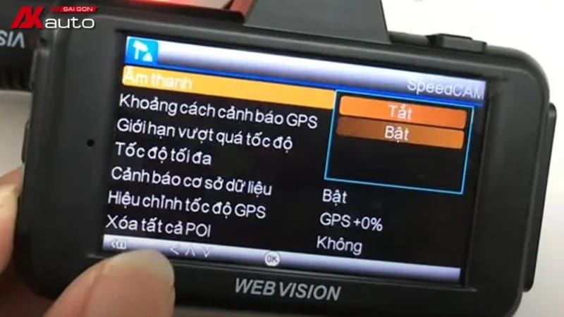 Cài đặt chế độ ghi đè cho camera hành trình ô tô