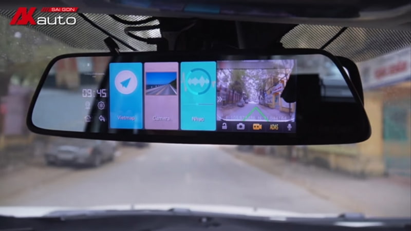 Camera hành trình tích hợp cam lùi Vietmap G79