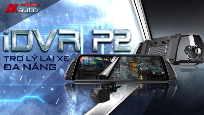 Camera hành trình kết hợp camera lùi Vietmap IDVR P2