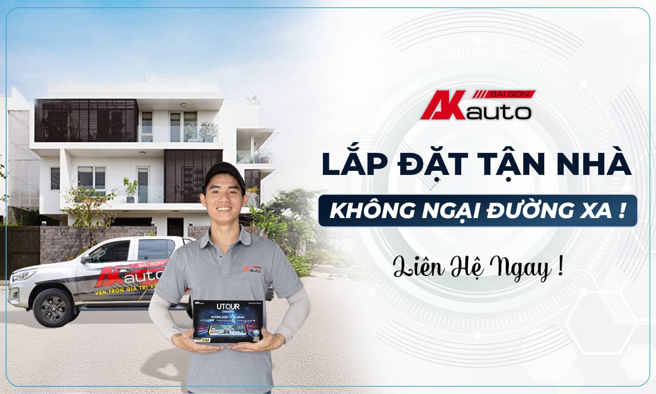 AKauto chuyên lắp camera hành trình Utour tận nơi