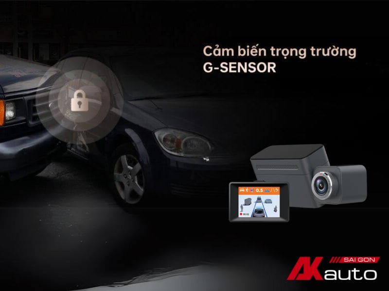 Tích hợp cảm biến va chạm G-Sensor