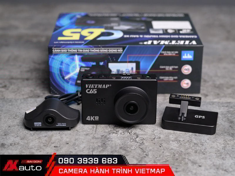 Camera hành trình Vietmap C65 nhỏ gọn, đa năng