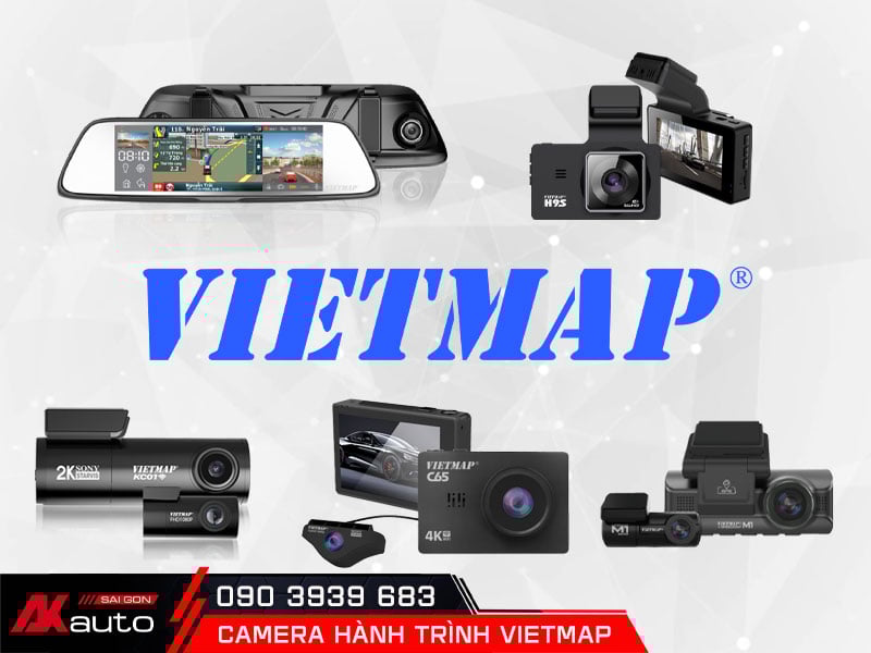 Camera hành trình Vietmap có đa dạng các mẫu mã, chủng loại khác nhau