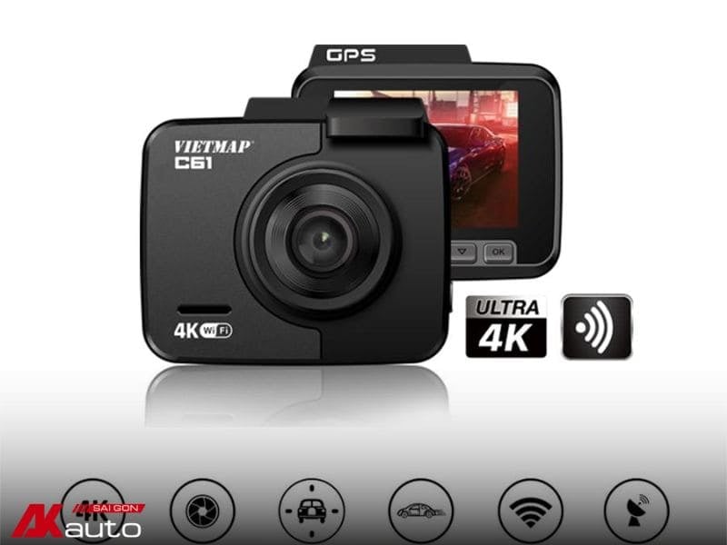 Top 5 camera hành trình wifi cho xe ô tô nên chọn lắp 2 Camera hành trình Vietmap C61 Pro có wifi