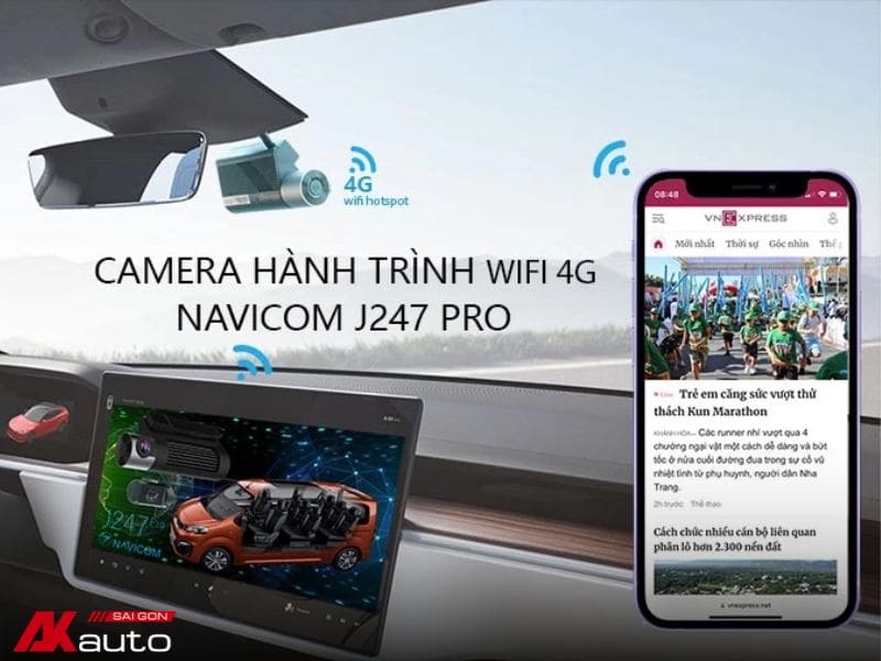 Top 5 camera hành trình wifi cho xe ô tô nên chọn lắp 1 Có nên lắp camera hành trình có wifi cho xe