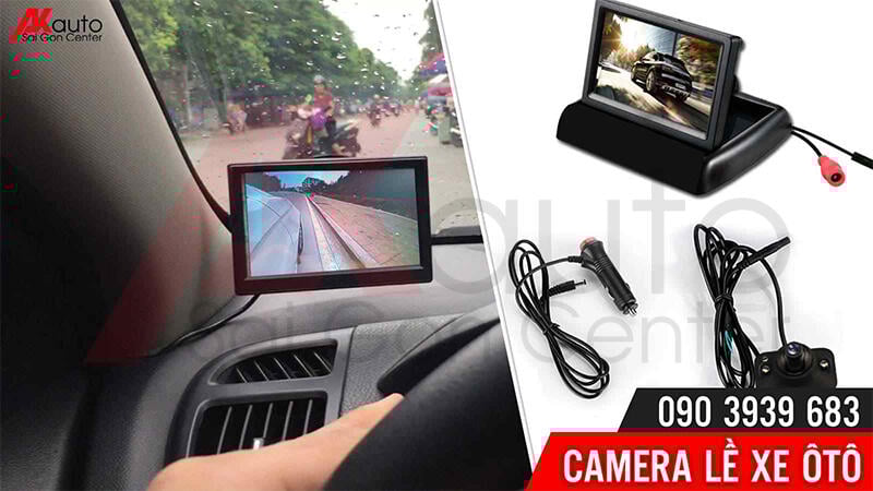 lắp đặt camera lề ô tô