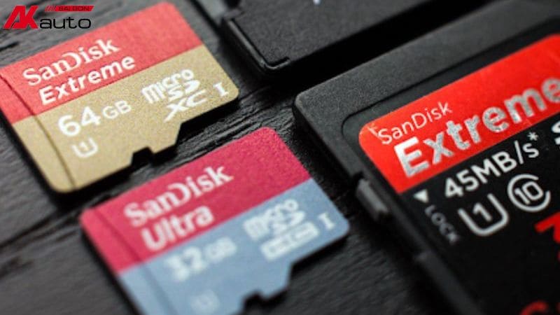 Chọn thẻ nhớ cho camera hành trình từ 16GB - 128GB là phù hợp