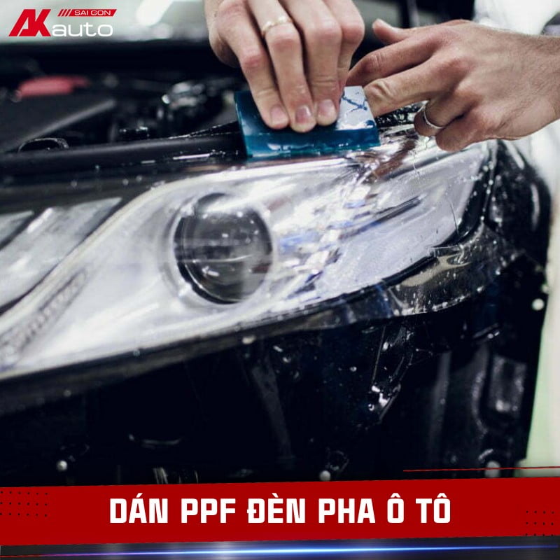 Dán PPF đèn pha ô tô