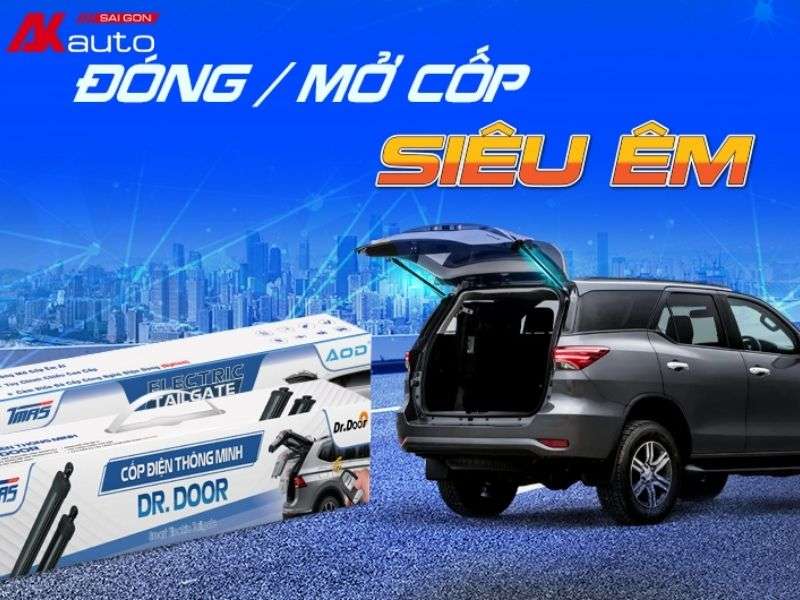 Có nên độ cốp điện xe ô tô? Top thương hiệu uy tín nhất 3 Cốp điện Tmas (Dr. Door)
