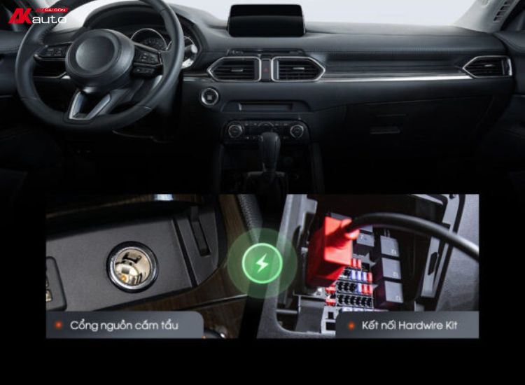 Pin dự phòng cho camera hành trình ô tô giúp kéo dài thời gian ghi hình đỗ xe