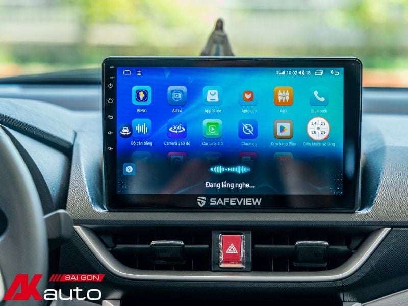 Trải nghiệm đa phương tiện trên màn hình android ô tô