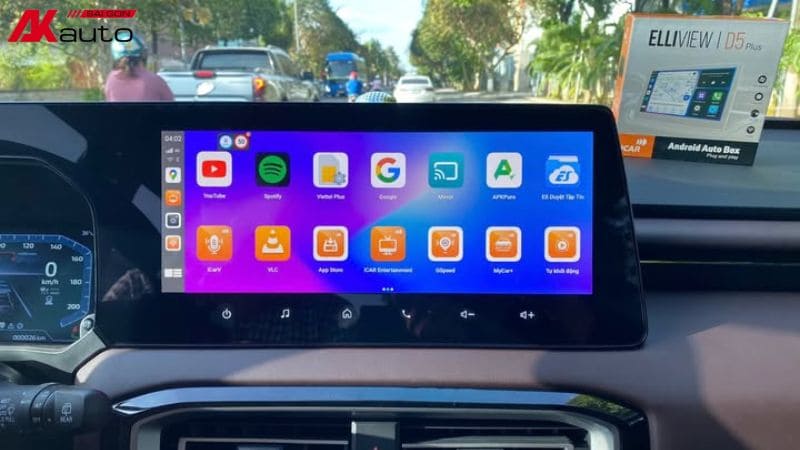 Trang bị Android Box Icar D5 Plus cho xe ô tô