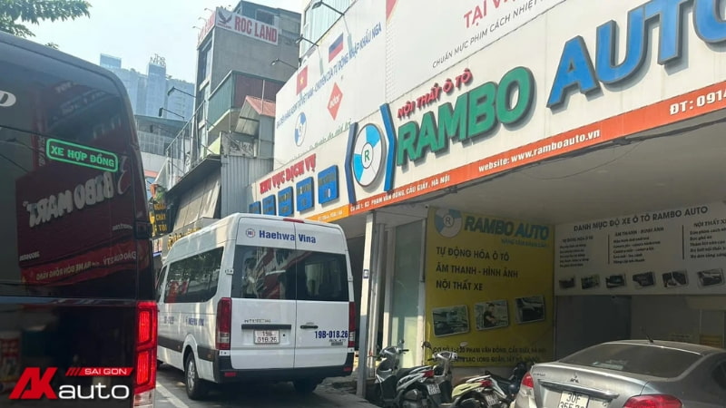 Trung tâm Rambo Auto dán phim 3M tại Hà Thành
