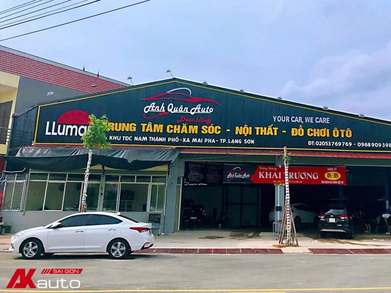 Địa chỉ dán phim cách nhiệt Lạng Sơn uy tín 2 Anh Quân Auto