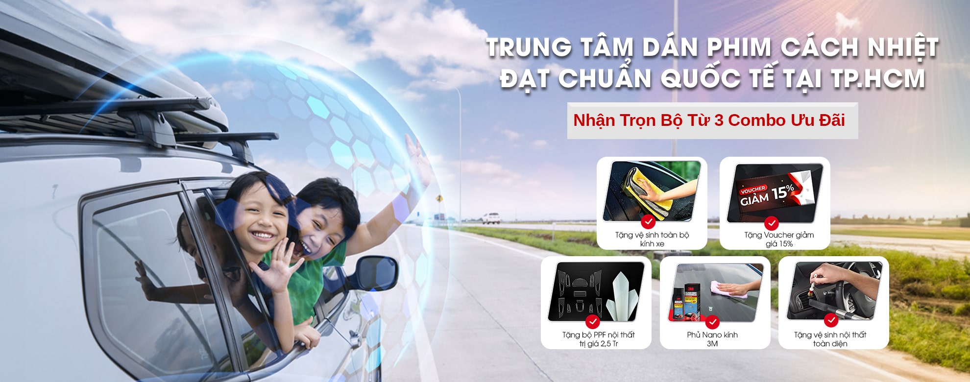 Dán phim cách nhiệt tại AKauto khuyến mãi desktop