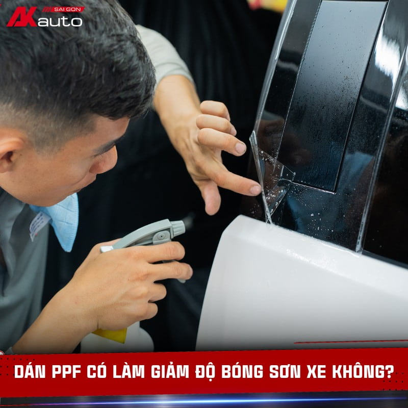 Dán PPF có làm giảm độ bóng sơn xe không