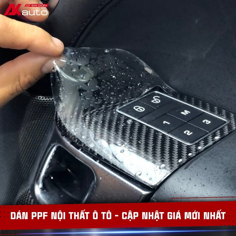 Dán PPF nội thất ô tô