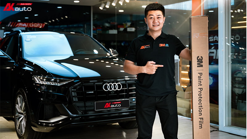 Dán ppf ô tô cho xe Audit tại AKauto
