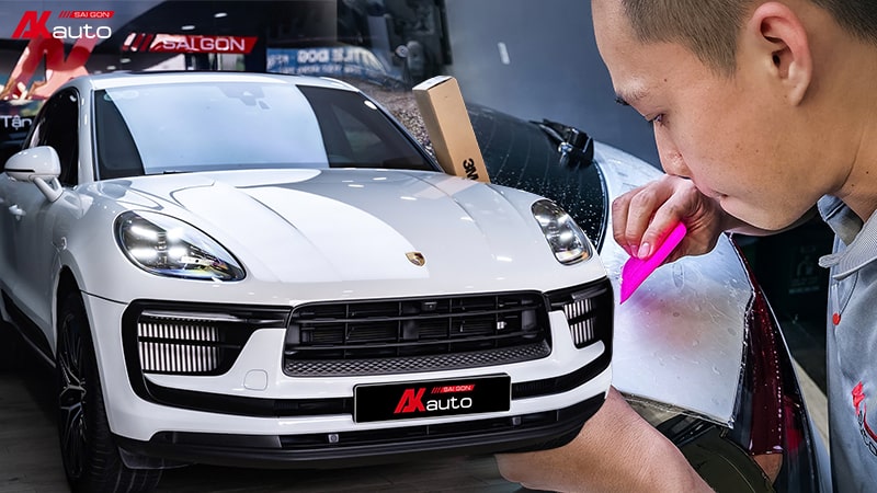 Dán ppf ô tô cho xe Porsche Cayanne tại AKauto