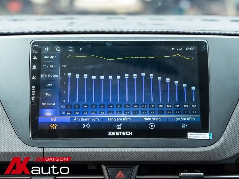 Căn chỉnh kênh âm thanh DPS màn hình Zestech